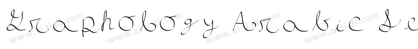 Graphology Arabic Se字体转换